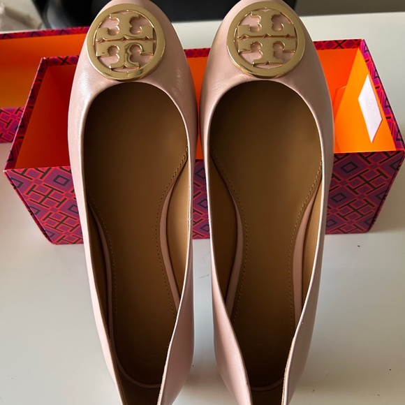 Tory Burch cream light pink mules - Picture 1 of 3